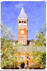 Clemson Water Color